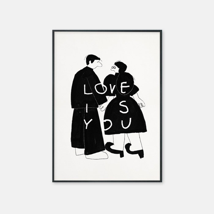 love is you 모던 포스터