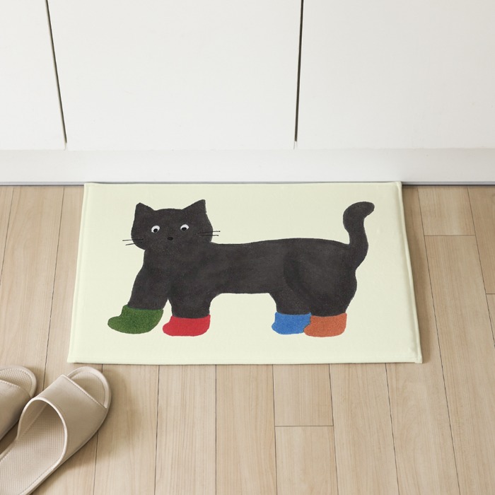 wear different shoes 발매트