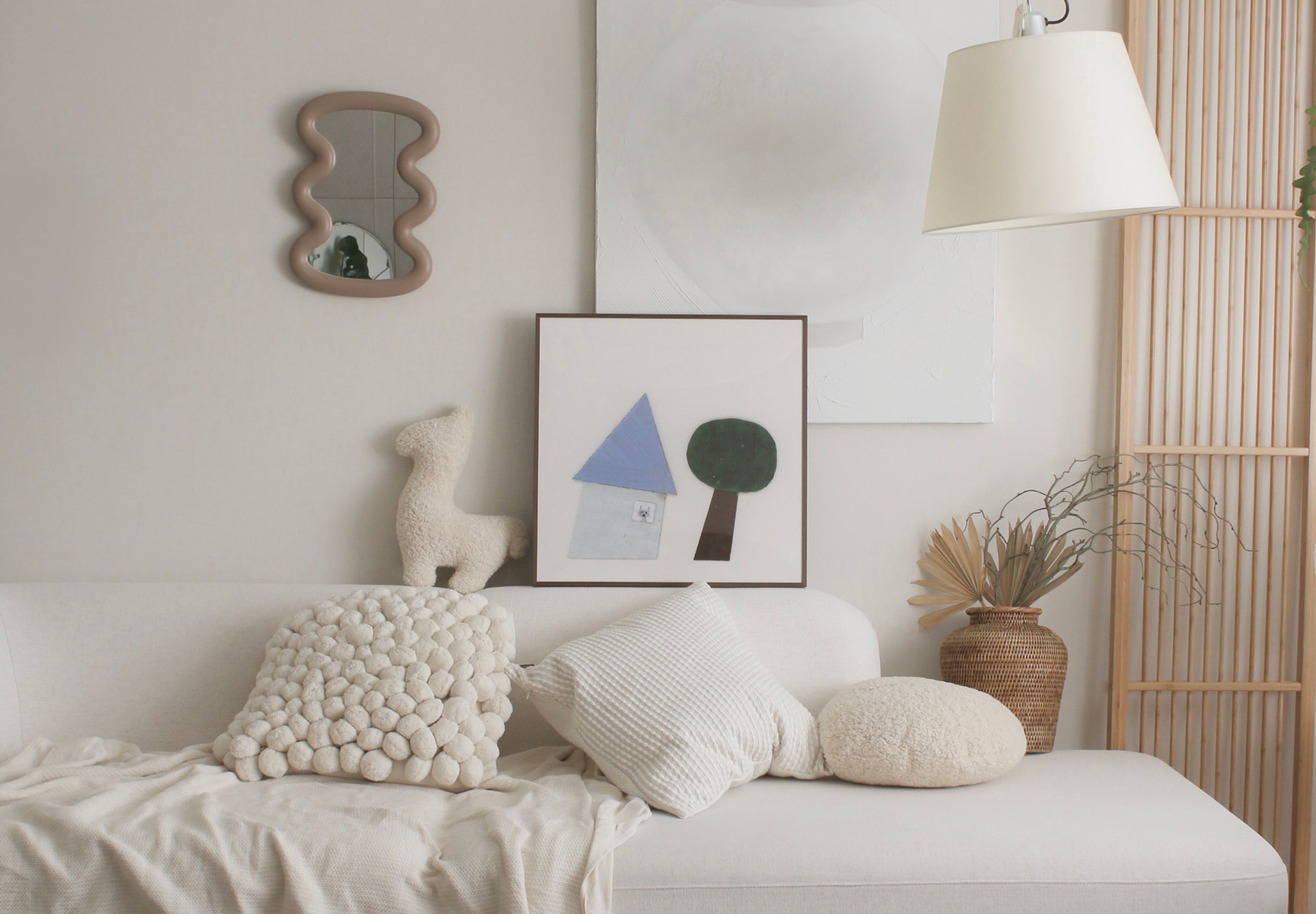 강풍 포스터 인테리어